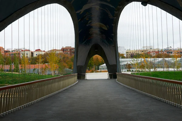 Modern empty bridge