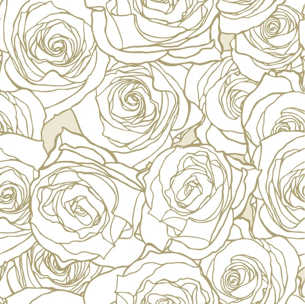 Elegance Seamless pattern with flowers roses