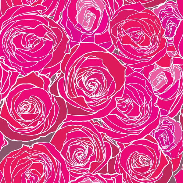 Elegance Seamless pattern with flowers rose