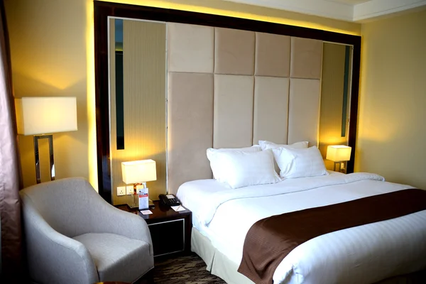 Beautiful luxury bedroom in condominium or hotel