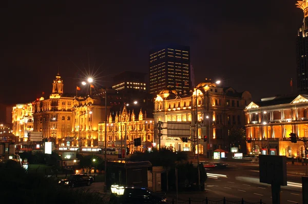 Shanghai city center by night