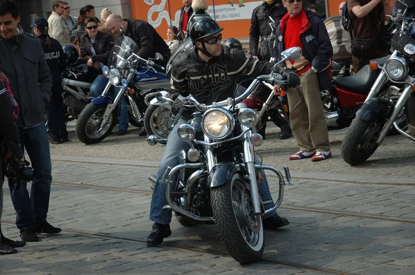 Motorcycle rally in Wroclaw, Poland