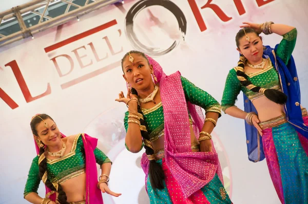 Bolliwood dance at festival of the East in Milan city