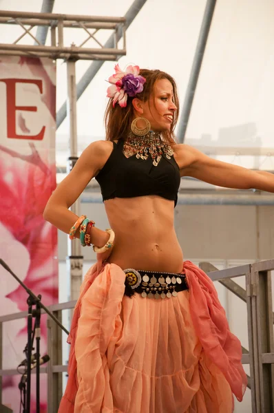 East Indian dancers at the festival of the East in Milan