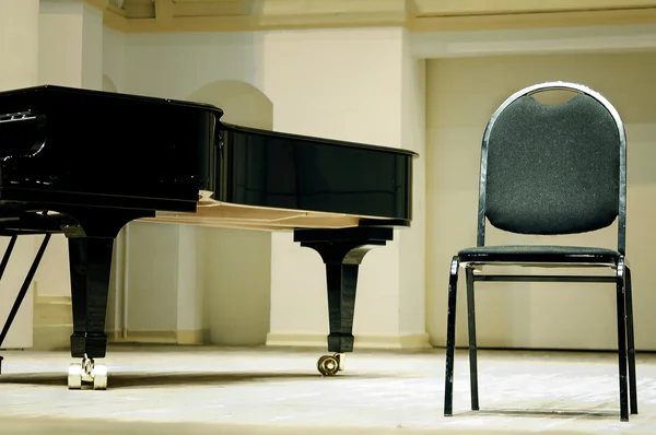 Grand piano and chair