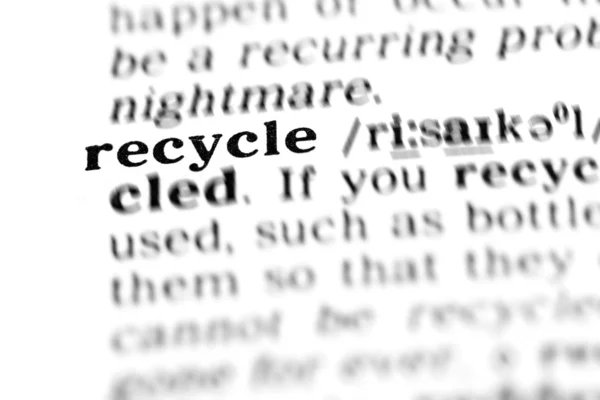 Recycle word dictionary