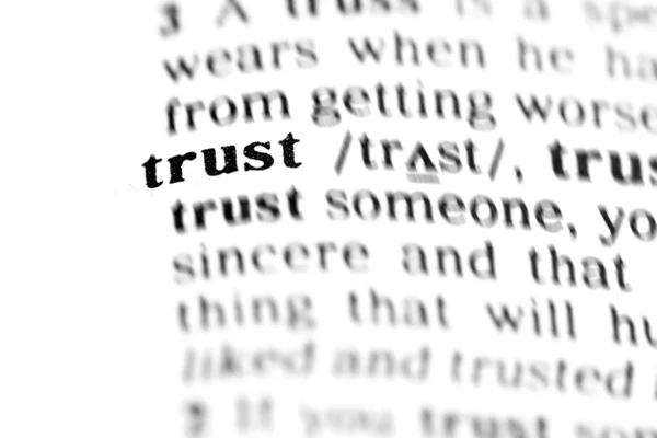 Trust word dictionary