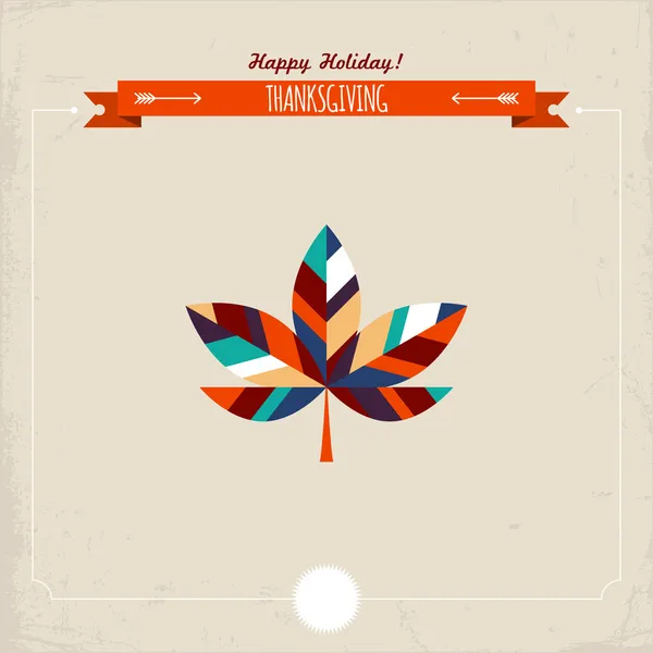Thanksgiving holiday greeting card — Stock Vector #31926509