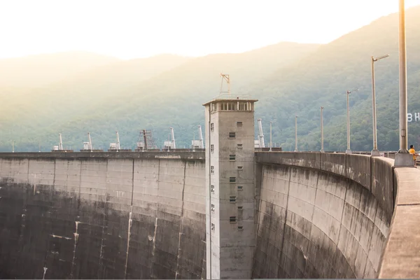 The power station at the Bhumibol Dam in Thailand.