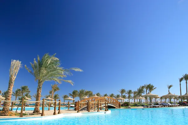 Tropical hotel. Morocco.