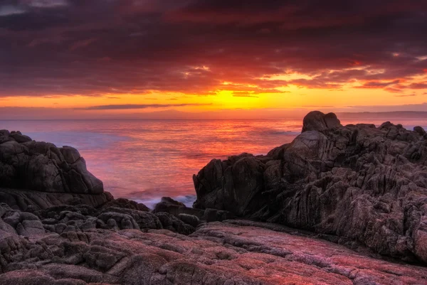 Beautiful Red Monterey Sunrise