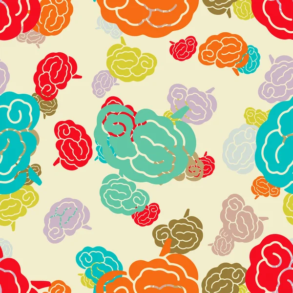 Seamless pattern, brain