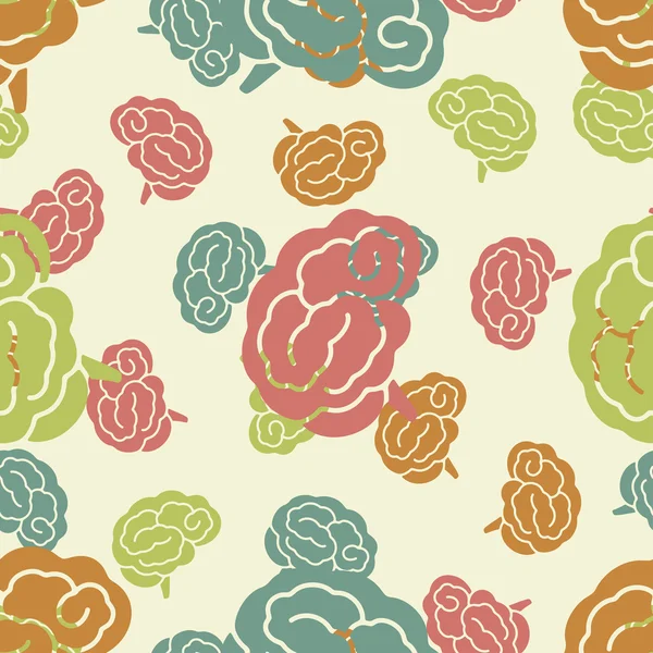 Seamless pattern, brain