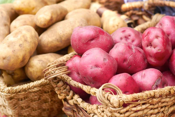 Fresh Raw Potatoes For Sale At the Market