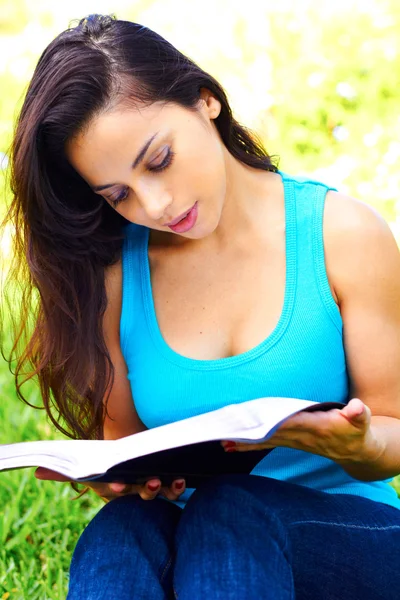 Young Woman Reading Bible
