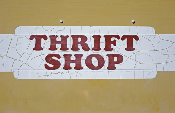 Thrift shop sign