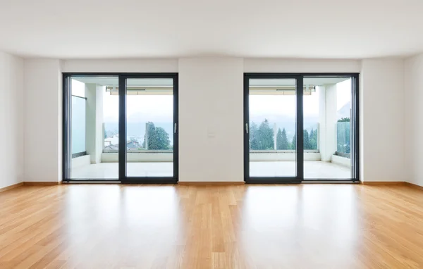 Interior modern empty flat, apartment