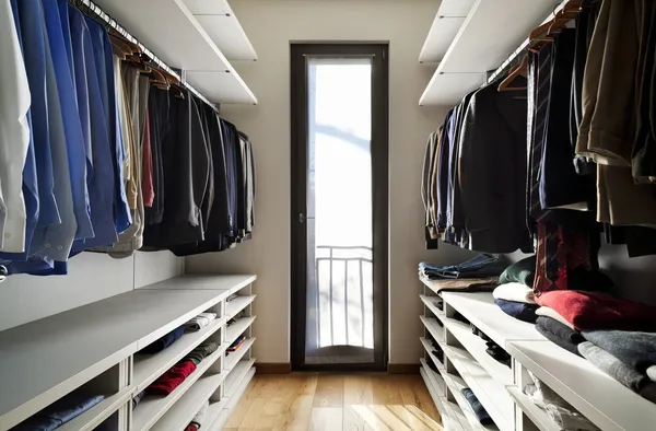 Interior modern wardrobe