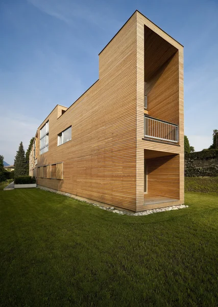 Ecologic house, outdoors