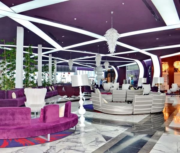 Luxury lobby .Interior design.