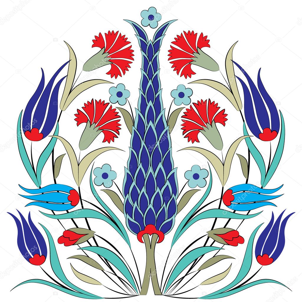 Orientalische osmanischen Design sieben — Stockvektor © antsvgdal #40465145