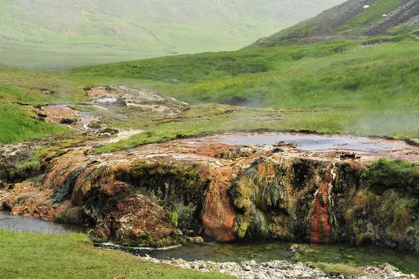 Hot springs in Hveragerdi, Iceland