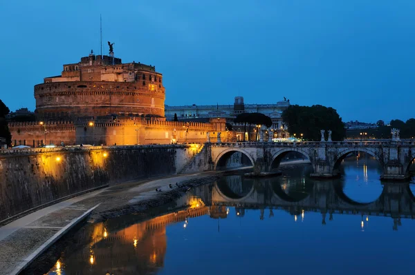 Holy Angel Bridge and Castle of the Holy Angel, Rome, Italy