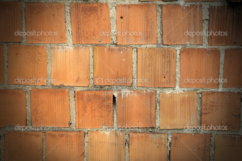 Blocchi di cemento forati a parete struttura — Foto Stock © juras1077