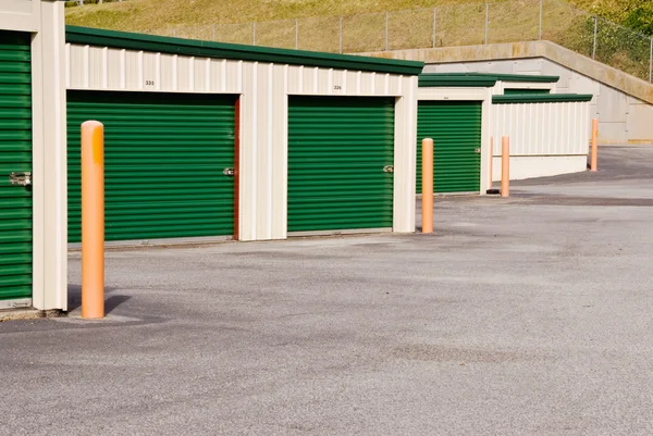 Metal storage building