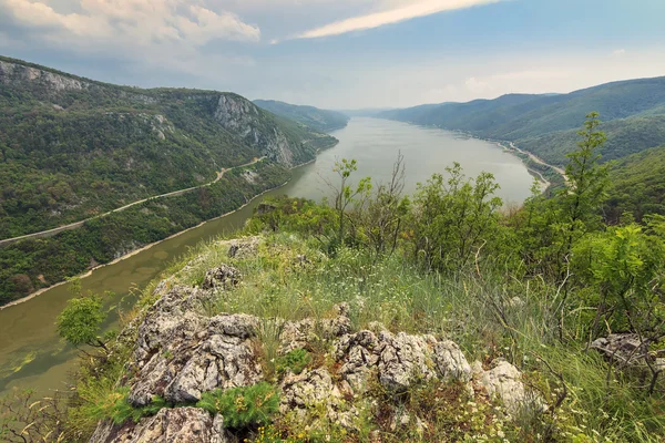 Danube gorge on the Romanian-Serbian border,Cazanele Mari National Park