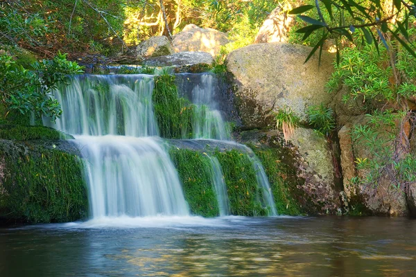 Little waterfall in mountains