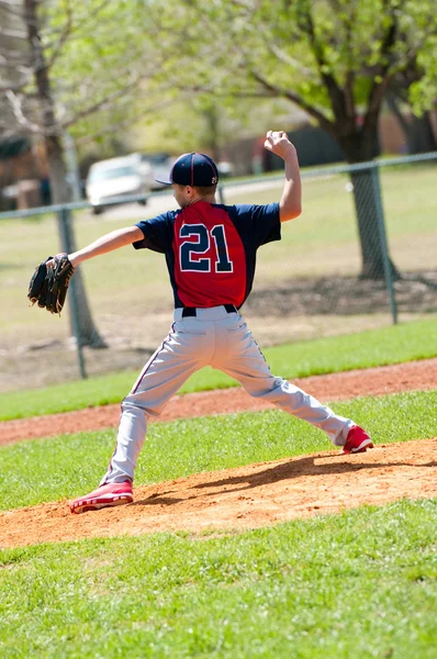 Teen Baseball pitcher