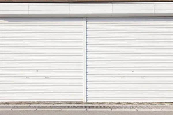 White door roller shutter