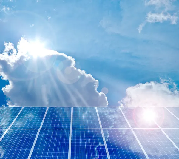 Solar panel. Photovoltaic energy from sun