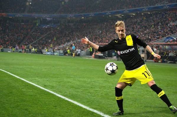 Marco Reus in action during the Champions League match