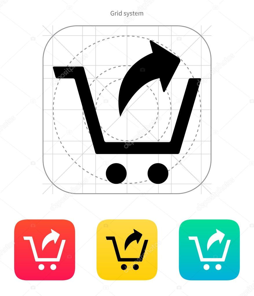 Remove from shopping cart icon. — Stock Vector © tkacchuk 32593121