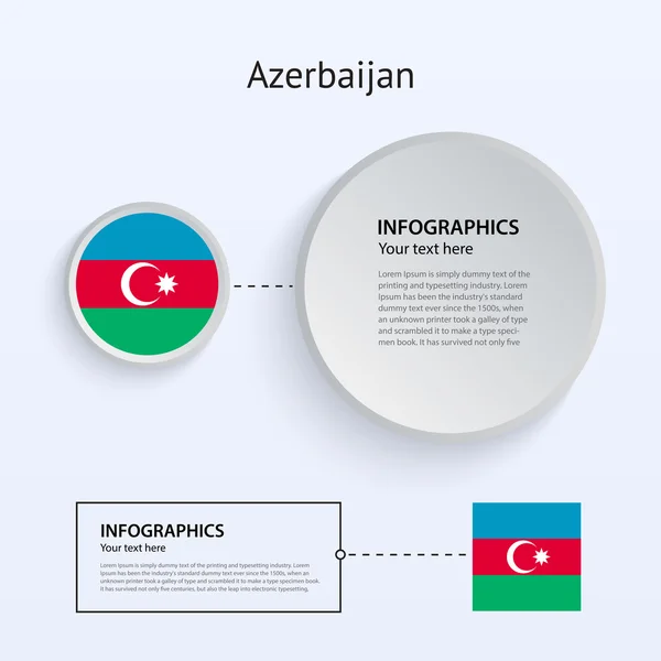 Azerbaijan Country Set of Banners.