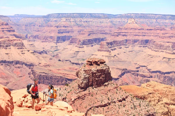 Grand Canyon hiking people
