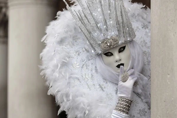 Masked person at the Venice Carnival 2014