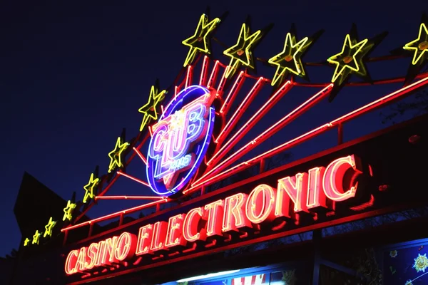 Electronic casino neon lights