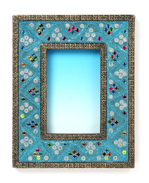 Indian style blue frame