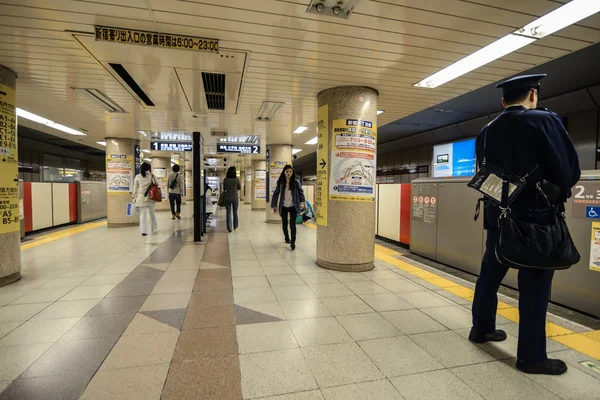 Subway station in Tokyo, Japan