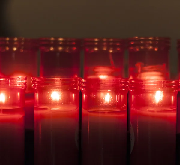 Candles at catholic church