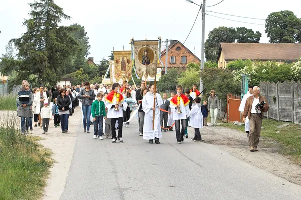Religious procession at Corpus Christi Day.