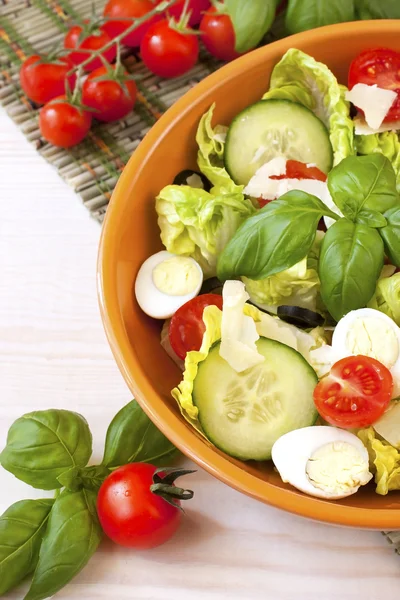 Healthy salad with vegetables
