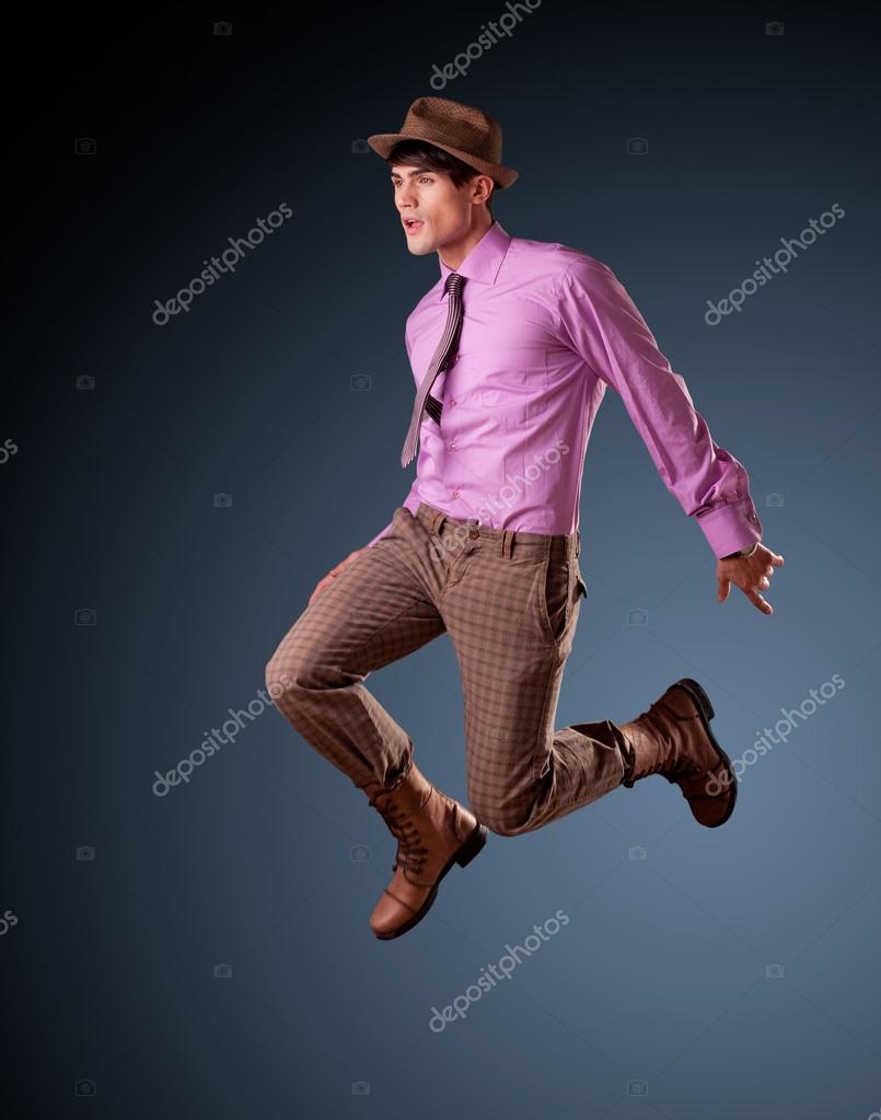 Male Model Jumping 52