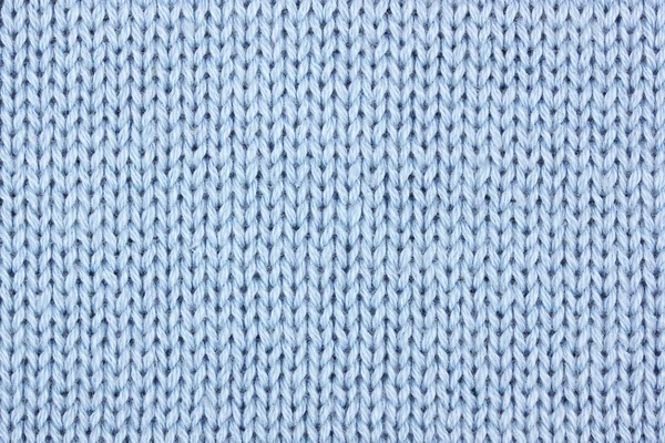 Blue cotton knitting material
