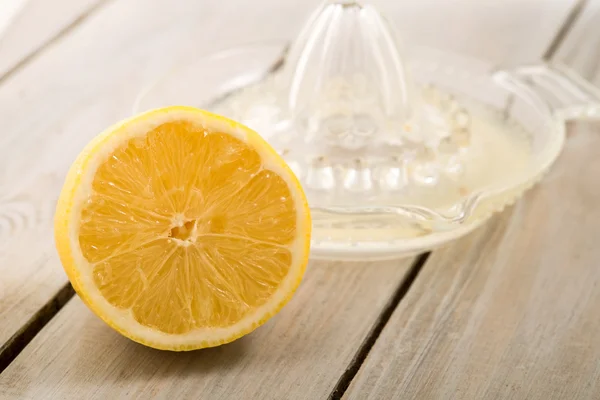 Lemon and lemon juicer