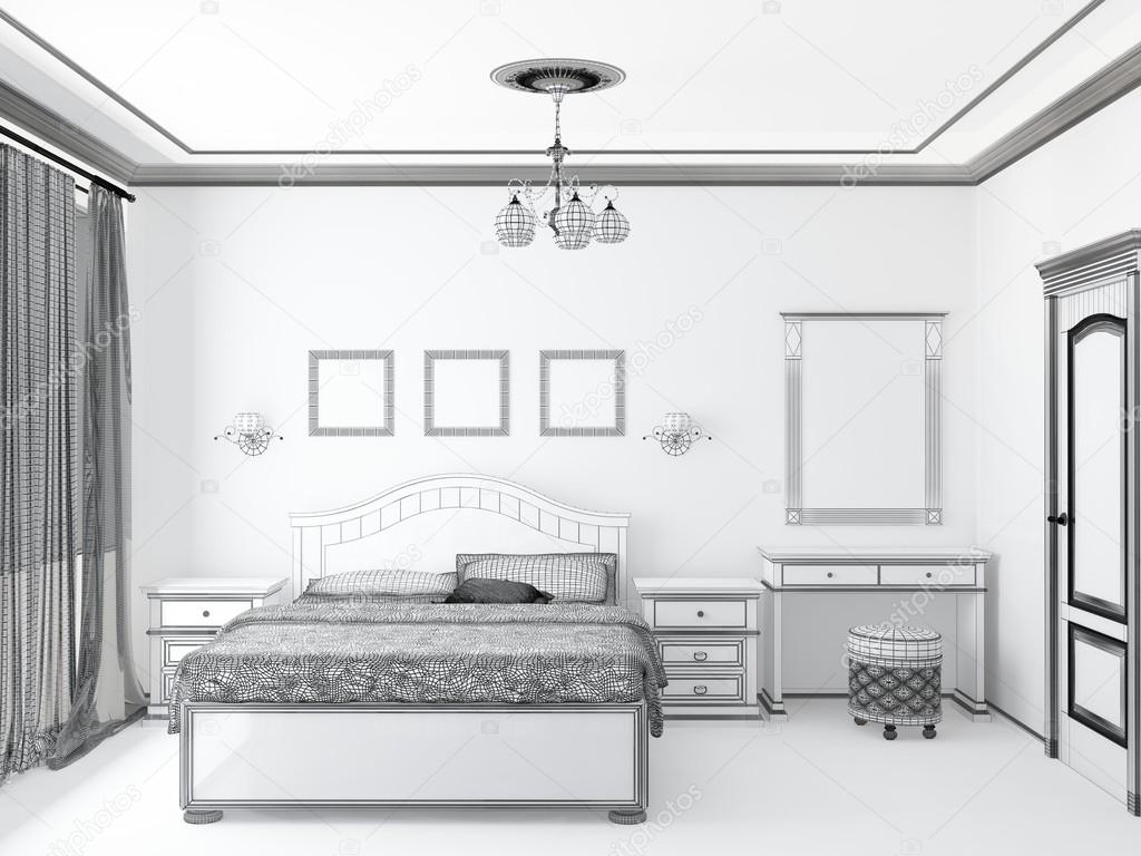 Desenho 3d de um quarto interior u2014 Fotografias de Stock u00a9 elnath #22832946 Desenho O Quarto ~ Desenho 3d de um quarto interior u2014 Fotografias de Stock u00a9 elnath #22832946