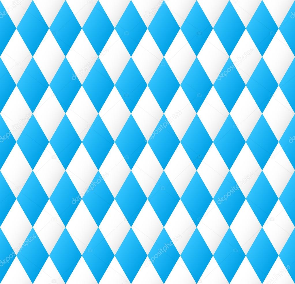 Seamless diamond pattern in blue and white — Stock Vector © antimartina